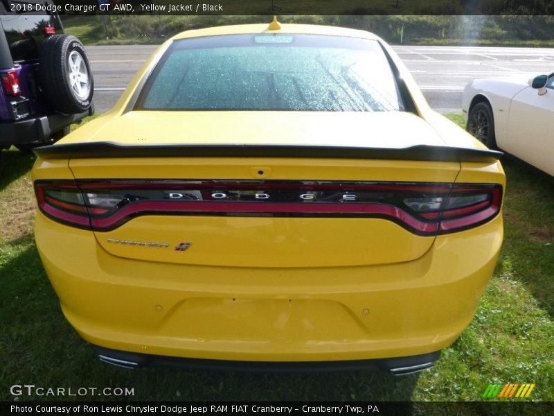 Yellow Jacket / Black 2018 Dodge Charger GT AWD