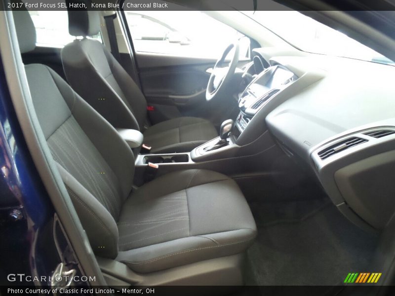 Kona Blue / Charcoal Black 2017 Ford Focus SEL Hatch