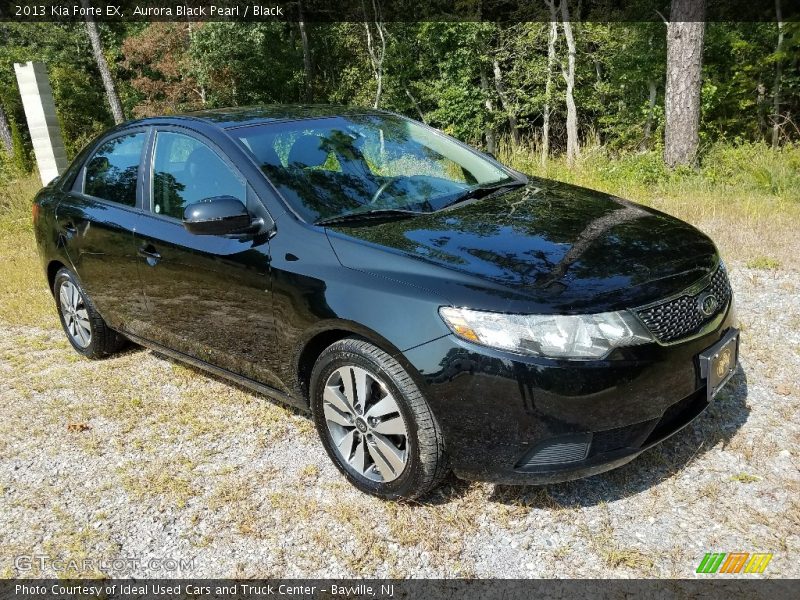 Aurora Black Pearl / Black 2013 Kia Forte EX