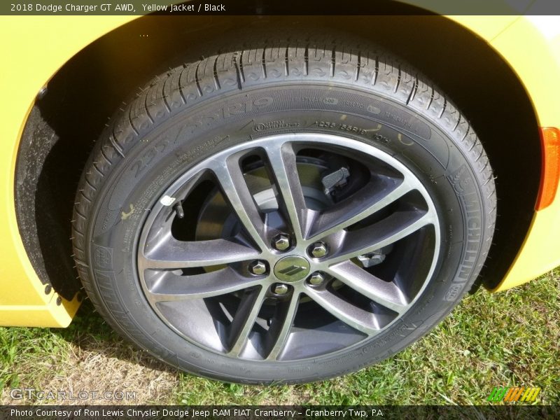 Yellow Jacket / Black 2018 Dodge Charger GT AWD
