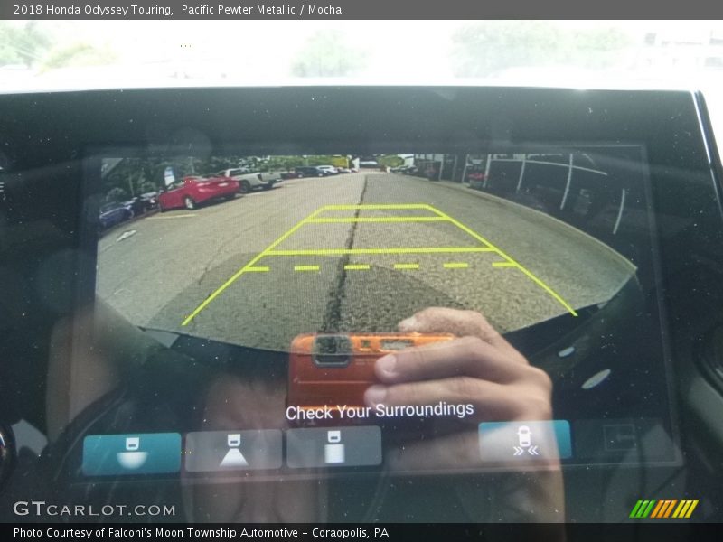 Pacific Pewter Metallic / Mocha 2018 Honda Odyssey Touring