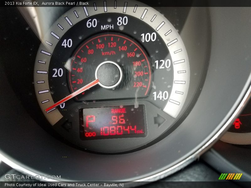 Aurora Black Pearl / Black 2013 Kia Forte EX
