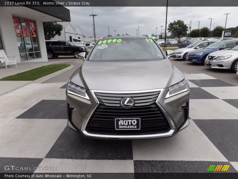 Atomic Silver / Stratus Gray 2017 Lexus RX 350