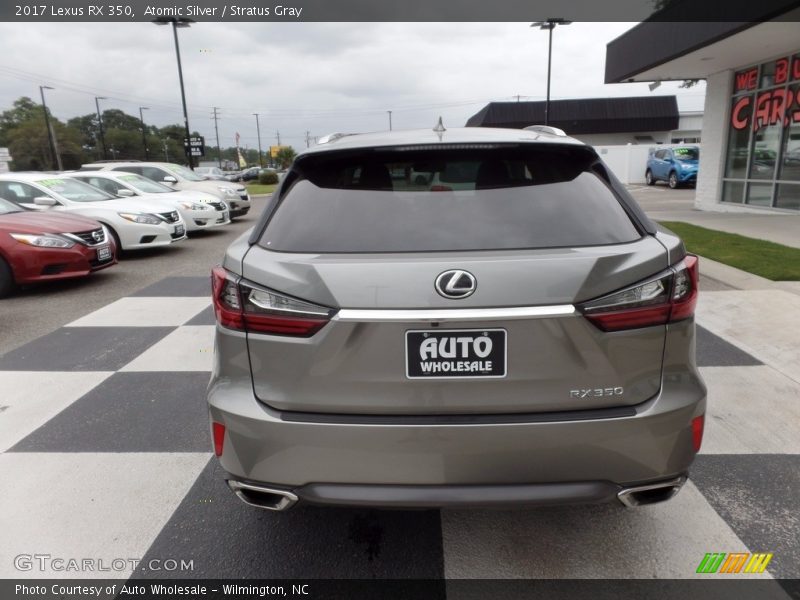 Atomic Silver / Stratus Gray 2017 Lexus RX 350