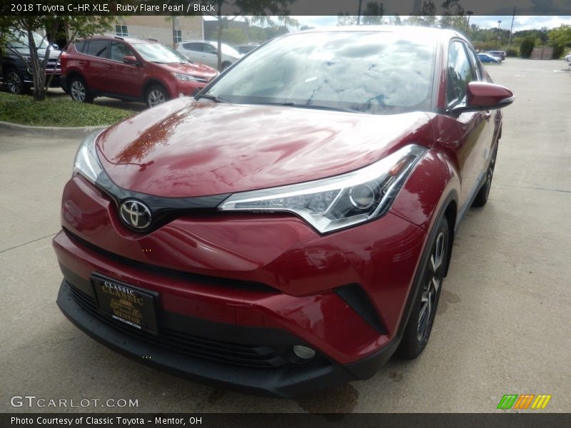 Ruby Flare Pearl / Black 2018 Toyota C-HR XLE