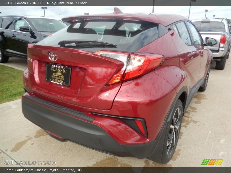 Ruby Flare Pearl / Black 2018 Toyota C-HR XLE