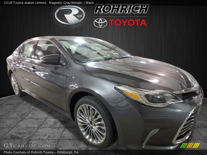 Magnetic Gray Metallic / Black 2018 Toyota Avalon Limited