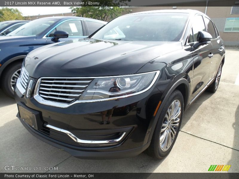 Black Velvet / Ebony 2017 Lincoln MKX Reserve AWD