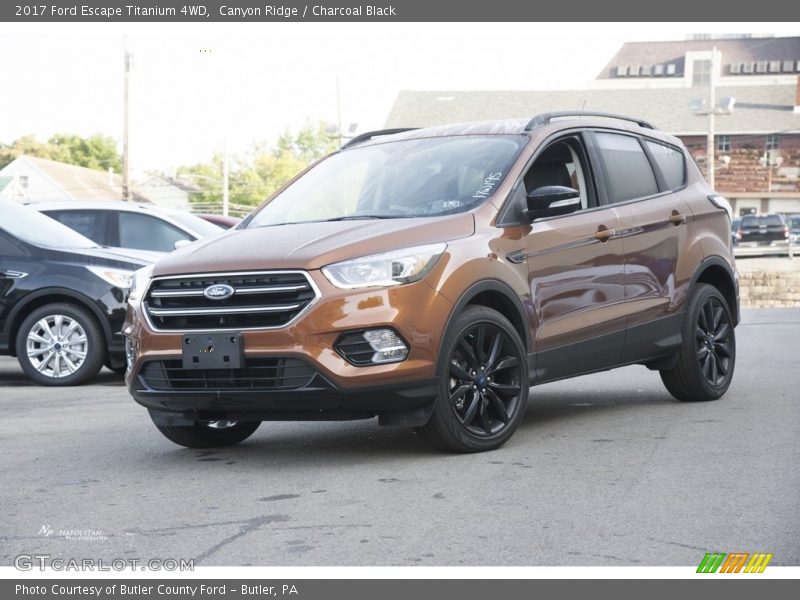Canyon Ridge / Charcoal Black 2017 Ford Escape Titanium 4WD