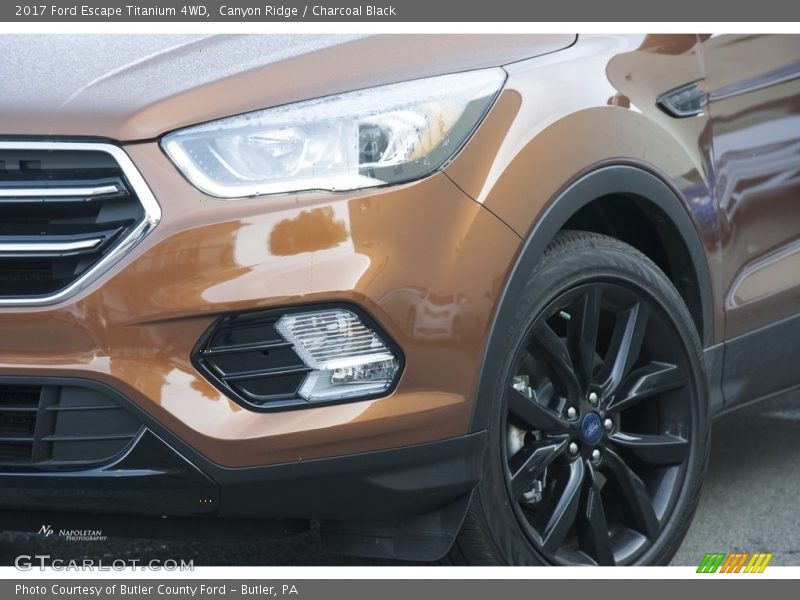 Canyon Ridge / Charcoal Black 2017 Ford Escape Titanium 4WD