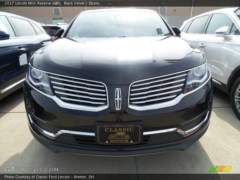 Black Velvet / Ebony 2017 Lincoln MKX Reserve AWD