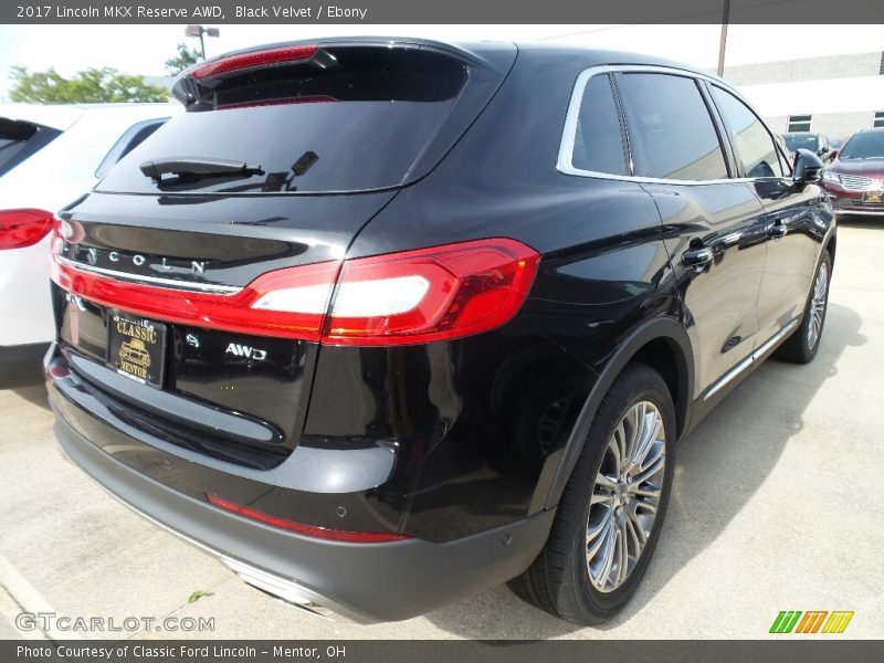 Black Velvet / Ebony 2017 Lincoln MKX Reserve AWD