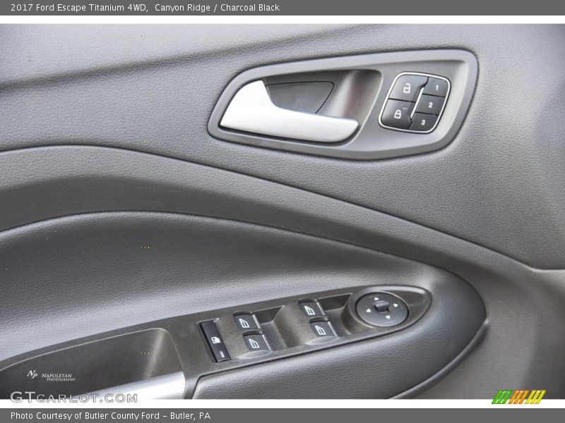 Canyon Ridge / Charcoal Black 2017 Ford Escape Titanium 4WD