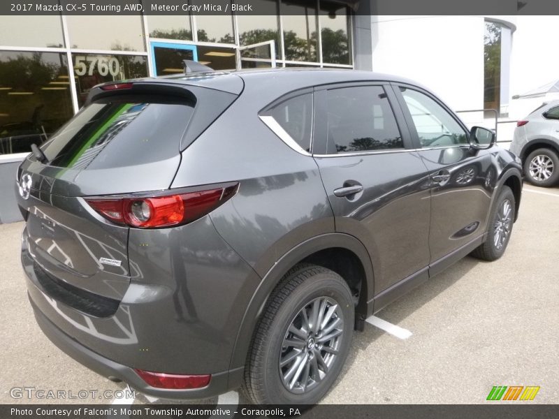 Meteor Gray Mica / Black 2017 Mazda CX-5 Touring AWD