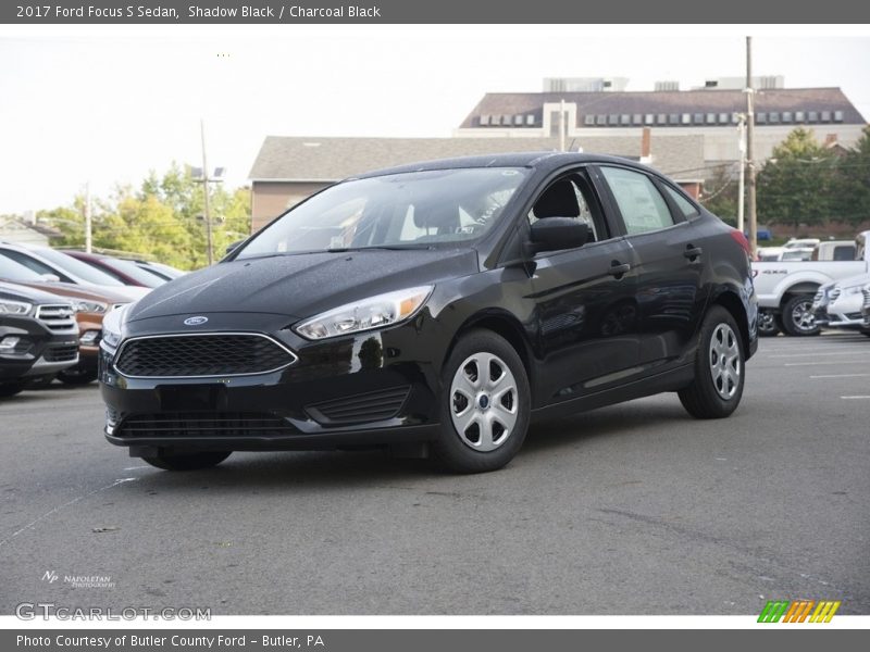 Shadow Black / Charcoal Black 2017 Ford Focus S Sedan