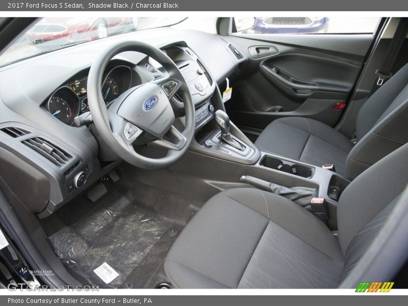 Shadow Black / Charcoal Black 2017 Ford Focus S Sedan