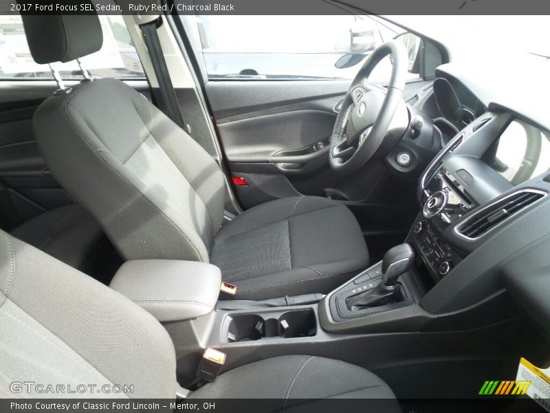 Ruby Red / Charcoal Black 2017 Ford Focus SEL Sedan