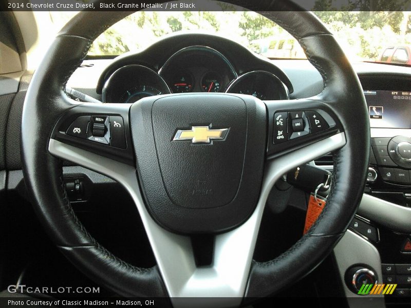 Black Granite Metallic / Jet Black 2014 Chevrolet Cruze Diesel