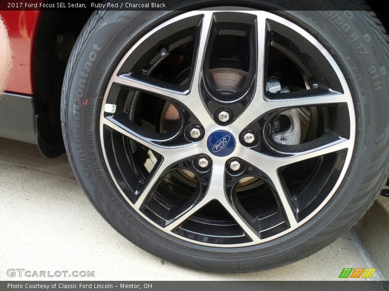 Ruby Red / Charcoal Black 2017 Ford Focus SEL Sedan