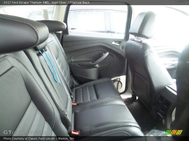 Ingot Silver / Charcoal Black 2017 Ford Escape Titanium 4WD
