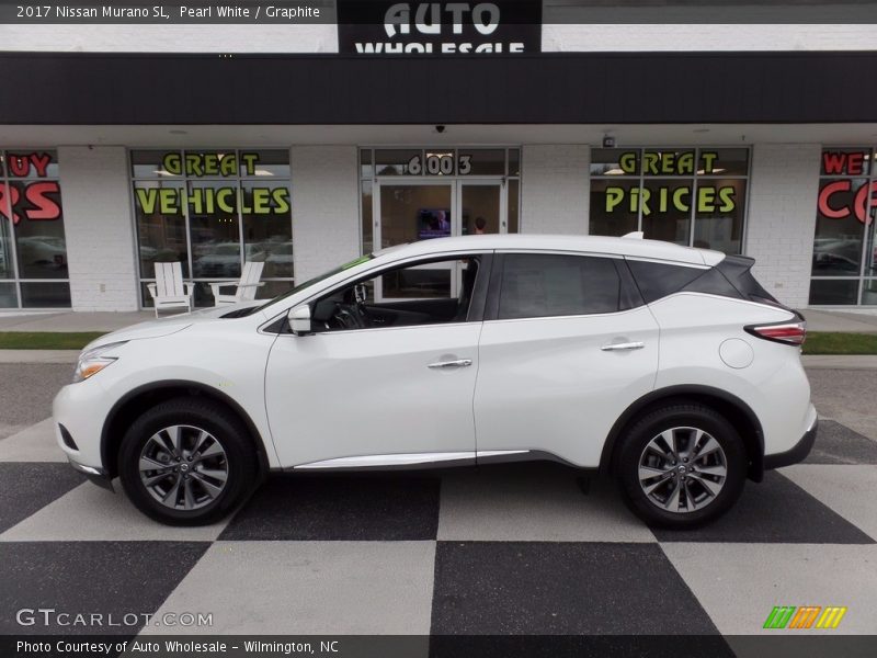 Pearl White / Graphite 2017 Nissan Murano SL