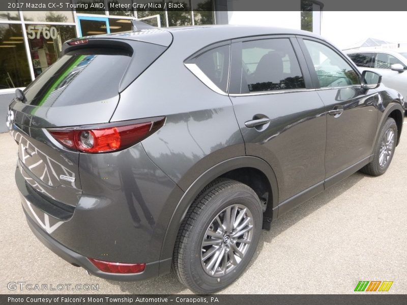 Meteor Gray Mica / Black 2017 Mazda CX-5 Touring AWD