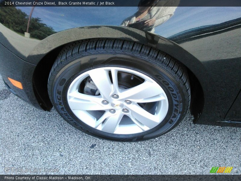 Black Granite Metallic / Jet Black 2014 Chevrolet Cruze Diesel