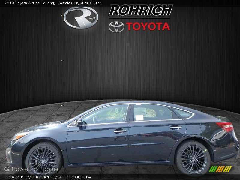 Cosmic Gray Mica / Black 2018 Toyota Avalon Touring