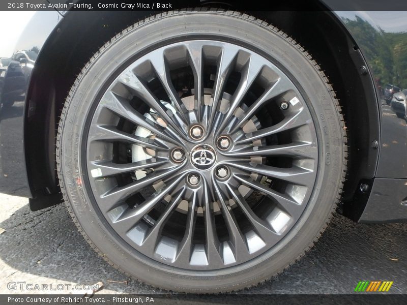 Cosmic Gray Mica / Black 2018 Toyota Avalon Touring