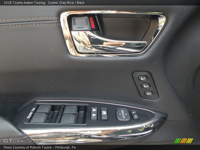 Cosmic Gray Mica / Black 2018 Toyota Avalon Touring
