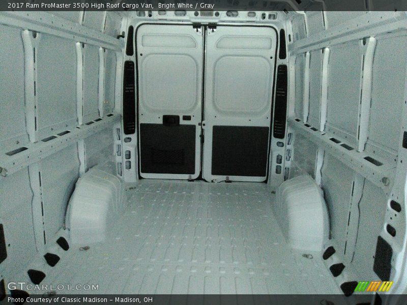 Bright White / Gray 2017 Ram ProMaster 3500 High Roof Cargo Van