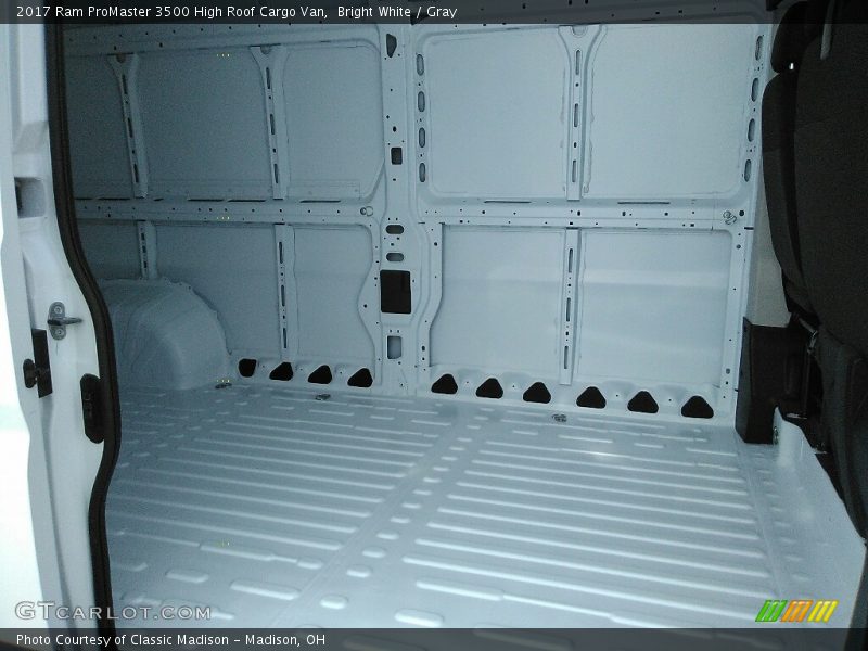Bright White / Gray 2017 Ram ProMaster 3500 High Roof Cargo Van
