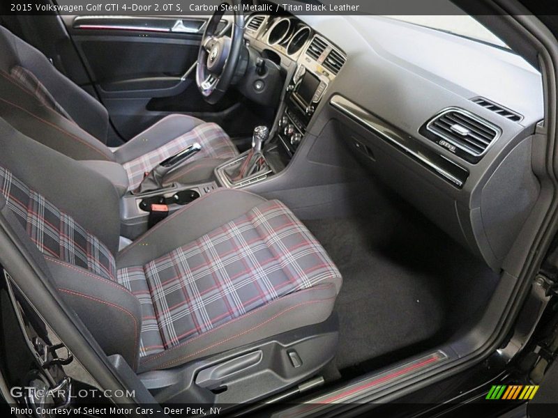 Carbon Steel Metallic / Titan Black Leather 2015 Volkswagen Golf GTI 4-Door 2.0T S