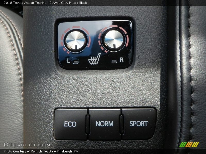 Cosmic Gray Mica / Black 2018 Toyota Avalon Touring
