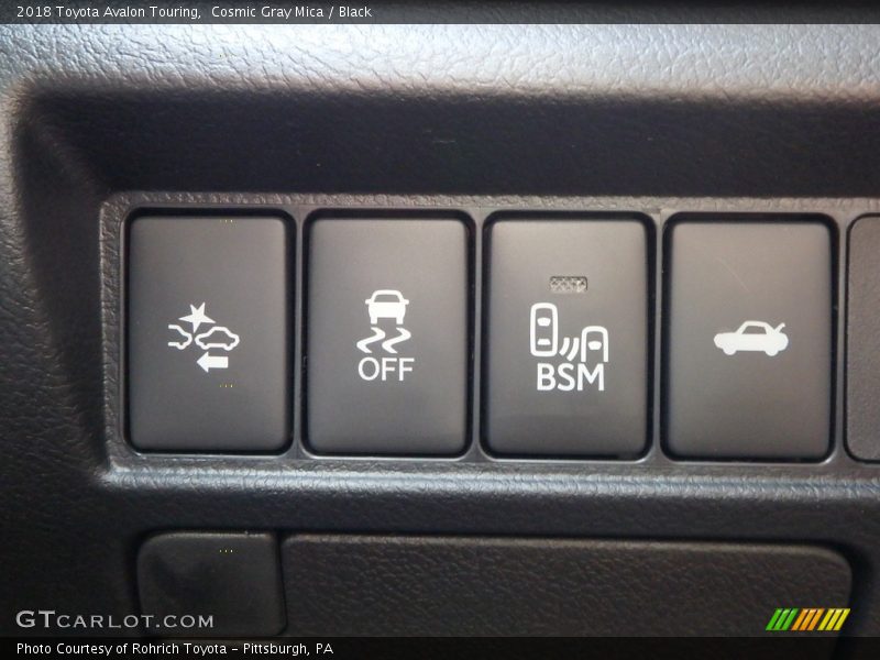 Cosmic Gray Mica / Black 2018 Toyota Avalon Touring