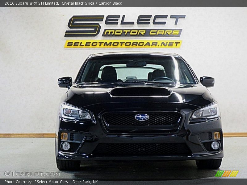 Crystal Black Silica / Carbon Black 2016 Subaru WRX STI Limited