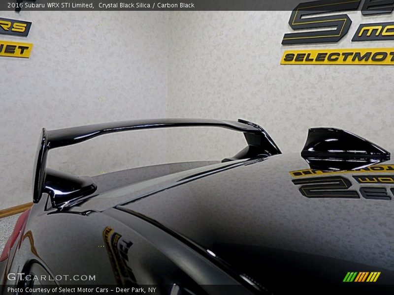 Crystal Black Silica / Carbon Black 2016 Subaru WRX STI Limited