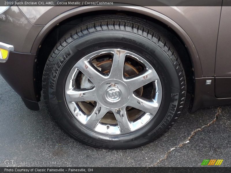 Cocoa Metallic / Cocoa/Cashmere 2009 Buick Enclave CXL AWD