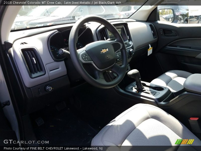Satin Steel Metallic / Jet Black/Dark Ash 2018 Chevrolet Colorado WT Crew Cab