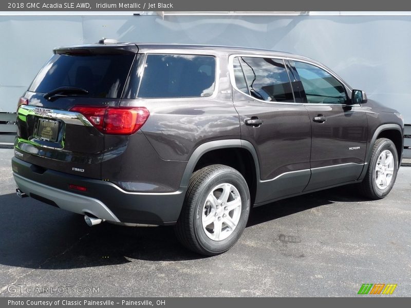 Iridium Metallic / Jet Black 2018 GMC Acadia SLE AWD