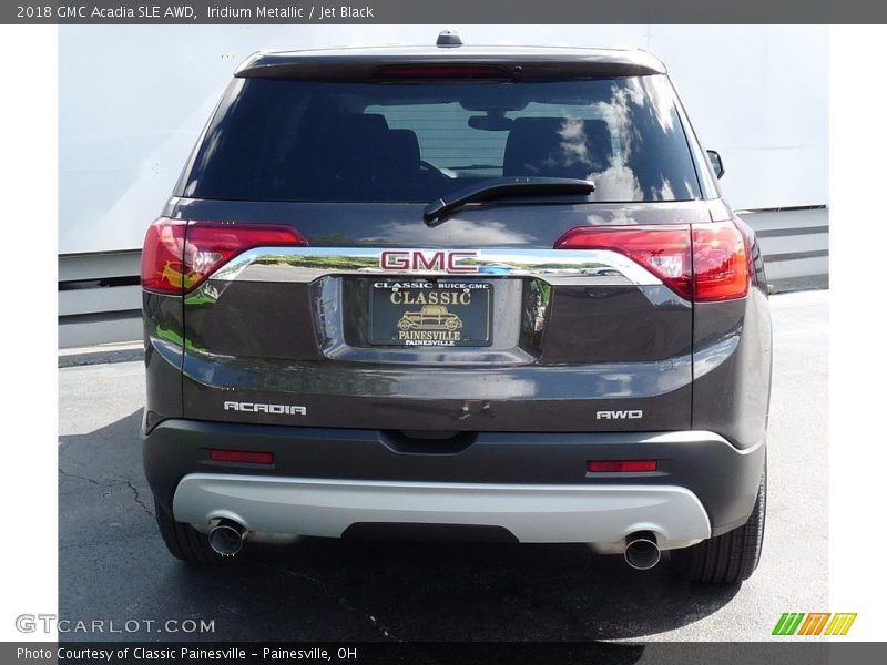 Iridium Metallic / Jet Black 2018 GMC Acadia SLE AWD