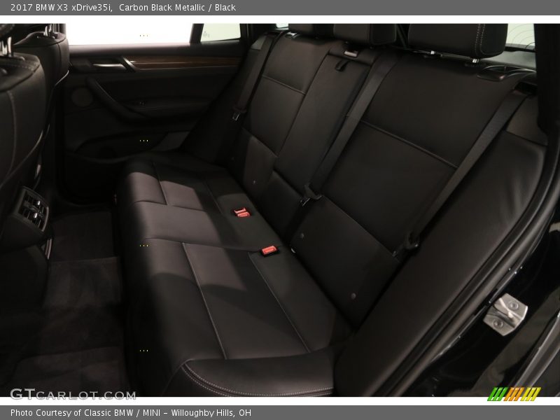 Carbon Black Metallic / Black 2017 BMW X3 xDrive35i