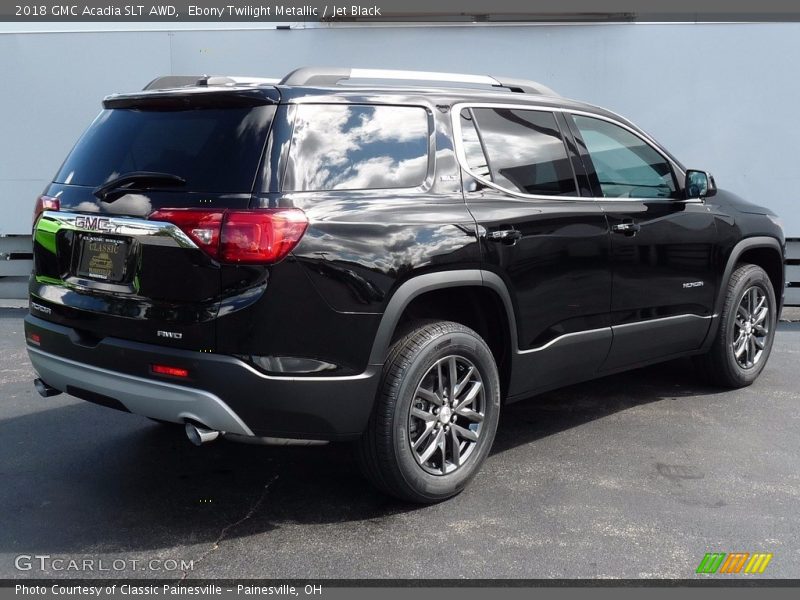 Ebony Twilight Metallic / Jet Black 2018 GMC Acadia SLT AWD