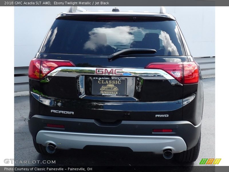 Ebony Twilight Metallic / Jet Black 2018 GMC Acadia SLT AWD