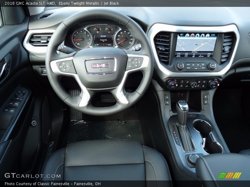 Ebony Twilight Metallic / Jet Black 2018 GMC Acadia SLT AWD