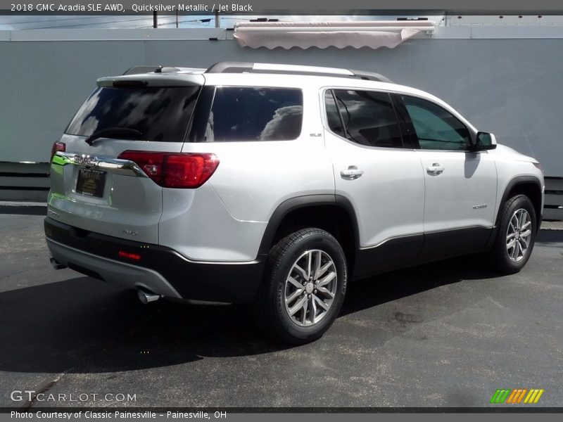 Quicksilver Metallic / Jet Black 2018 GMC Acadia SLE AWD