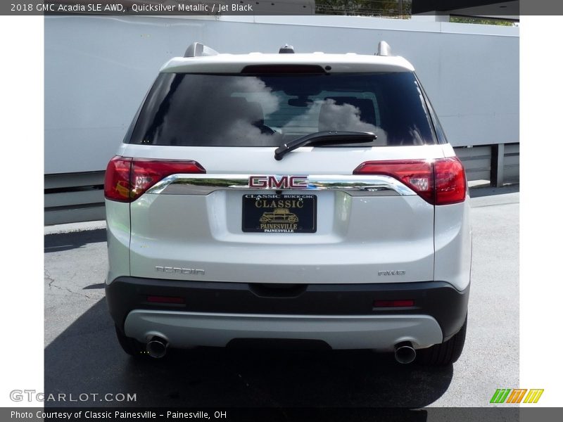 Quicksilver Metallic / Jet Black 2018 GMC Acadia SLE AWD