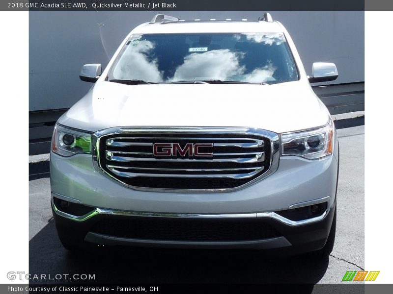 Quicksilver Metallic / Jet Black 2018 GMC Acadia SLE AWD