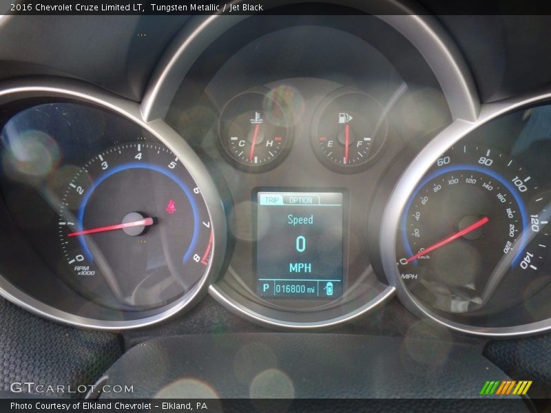Tungsten Metallic / Jet Black 2016 Chevrolet Cruze Limited LT