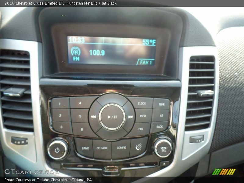Tungsten Metallic / Jet Black 2016 Chevrolet Cruze Limited LT